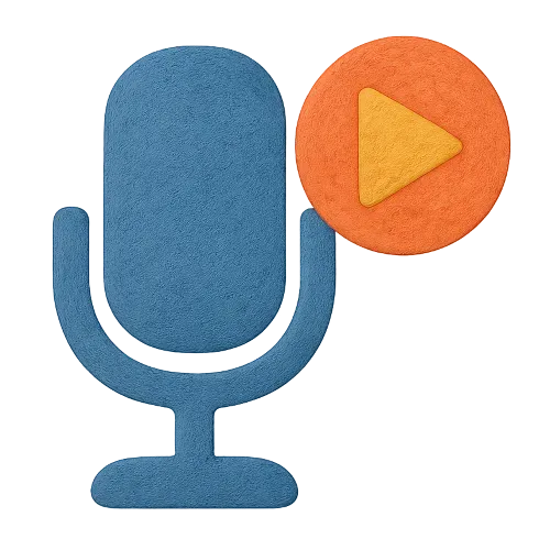 Podcast and media icon
